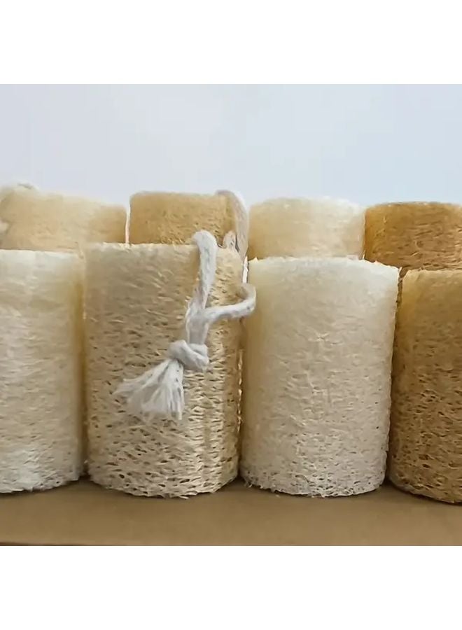 Traditional Chinese Bath Scrub Towels Natural Exfoliating Massage Balls 3 94 Inches Long - Image 1